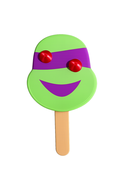 3D Printed Ninja Turtle Ice Pop – 18” Tall