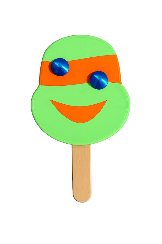 3D Printed Ninja Turtle Ice Pop – 18” Tall