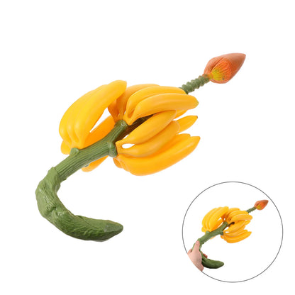 Artificial Banana Bunch Realistic Fruit Simulation Banana Cluster Decorative Home Display Photography Prop for Kitchen Decor