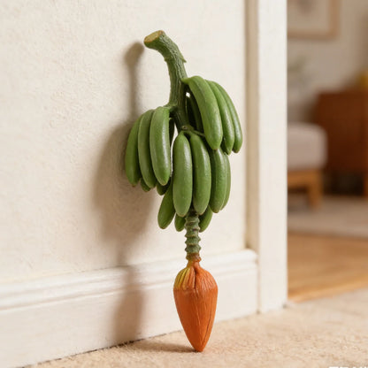 Artificial Banana Bunch Realistic Fruit Simulation Banana Cluster Decorative Home Display Photography Prop for Kitchen Decor