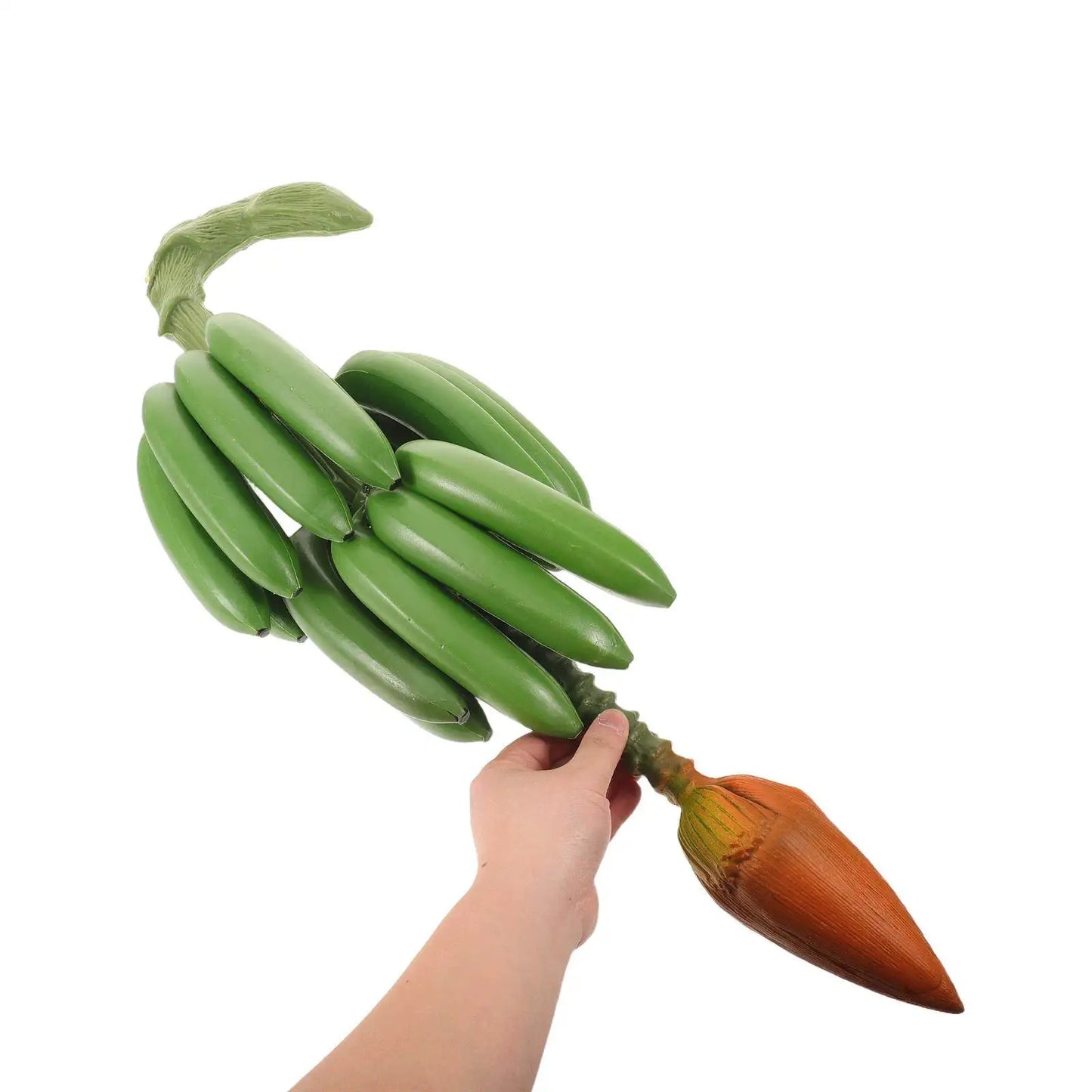 Artificial Banana Bunch Realistic Fruit Simulation Banana Cluster Decorative Home Display Photography Prop for Kitchen Decor