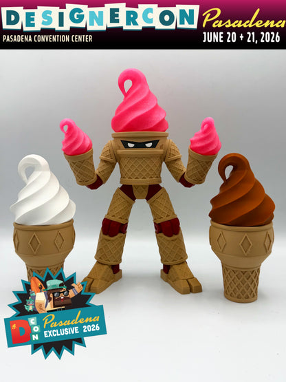 Suave Serve – Neapolitan Edition DesignerCon Pasadena Exclusive